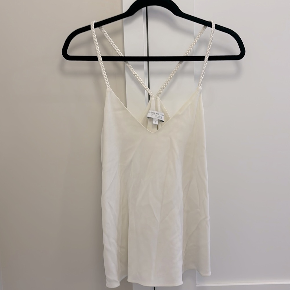 Derek Lam Intermix, Ivory Sleeveless Blouse, Size 4